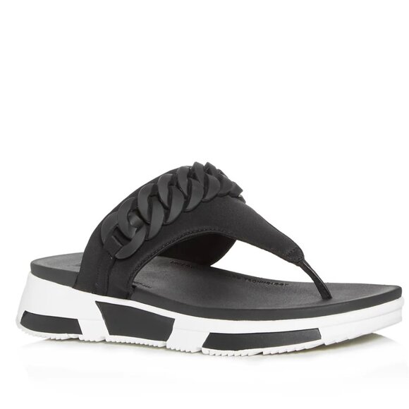 FitFlop Heda Chain Thong Flip Flop Sandal SZ 9 - Picture 1 of 5